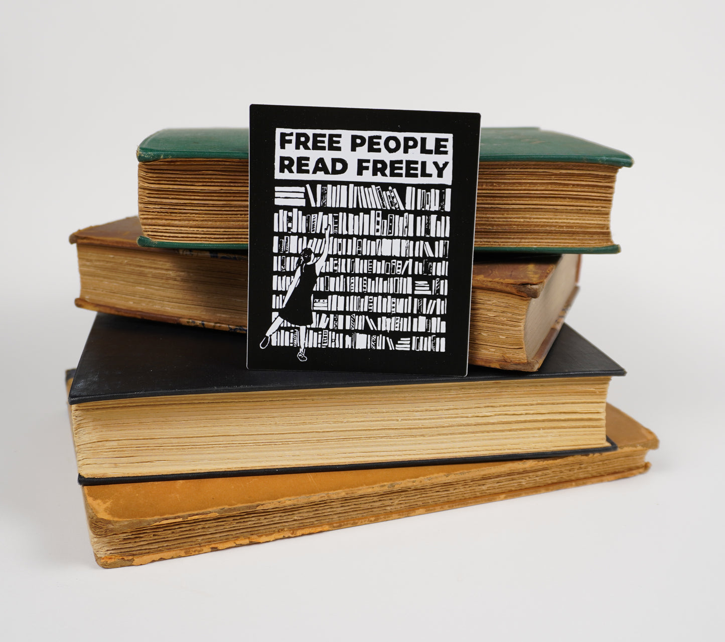 Free People Read Freely illustration sticker