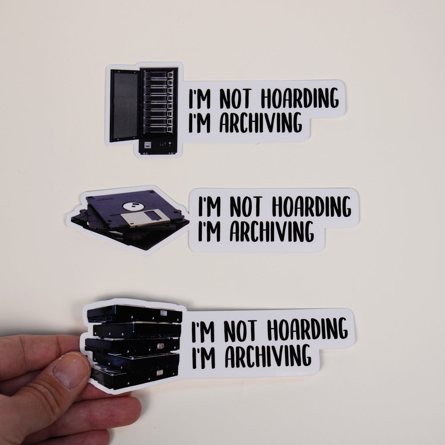 I’m not hoarding, I’m archiving sticker pack