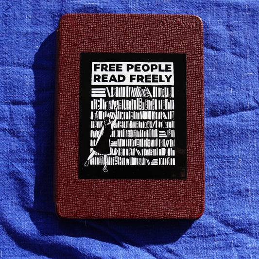 Free People Read Freely illustration sticker