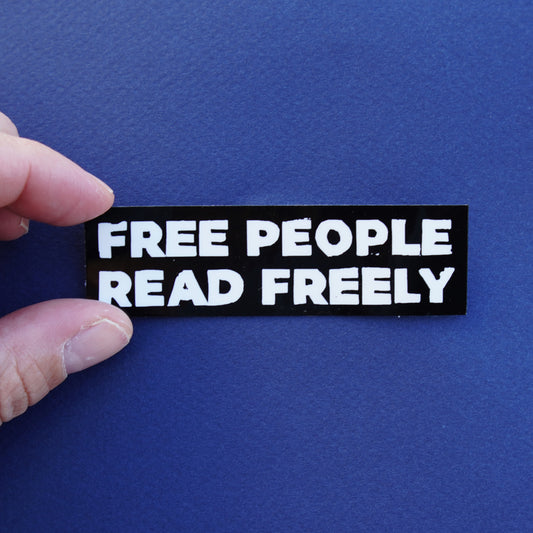 Free People Read Freely text sticker