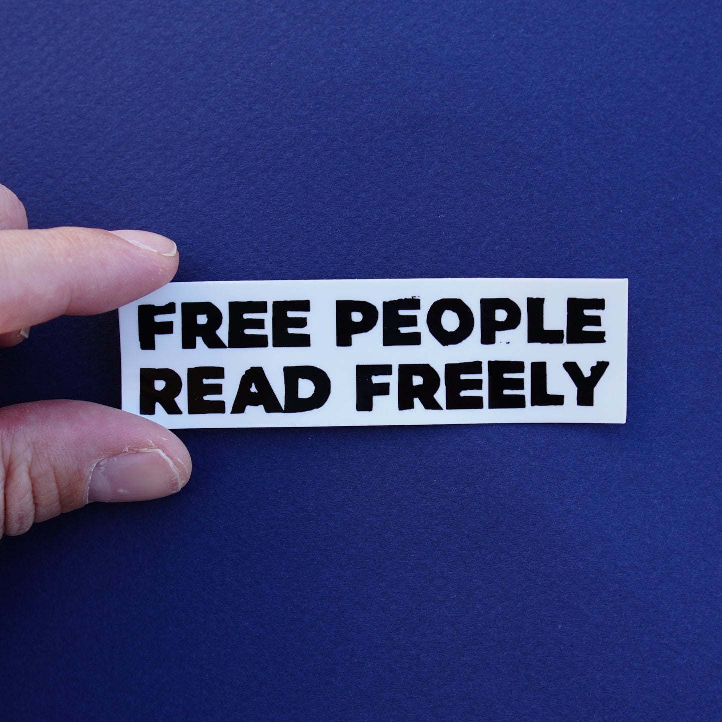 Free People Read Freely text sticker