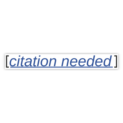 Citation Needed sticker