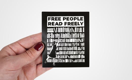 Free People Read Freely illustration sticker