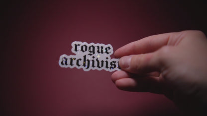 Rogue archivist sticker