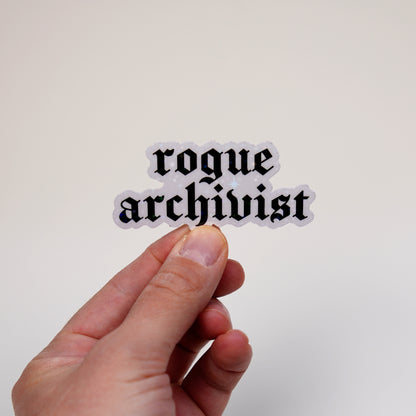 Rogue archivist sticker