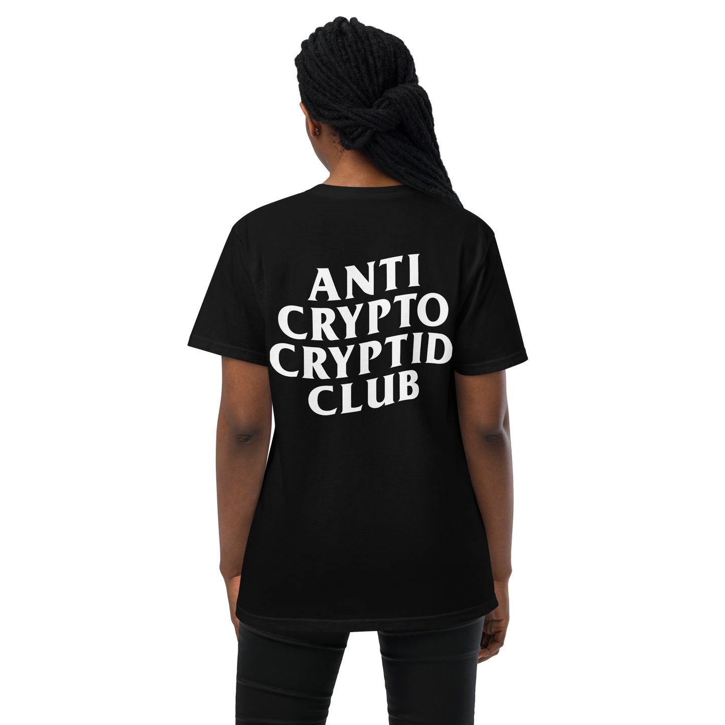 Mothman - Anti Crypto Cryptid Club unisex pocket t-shirt