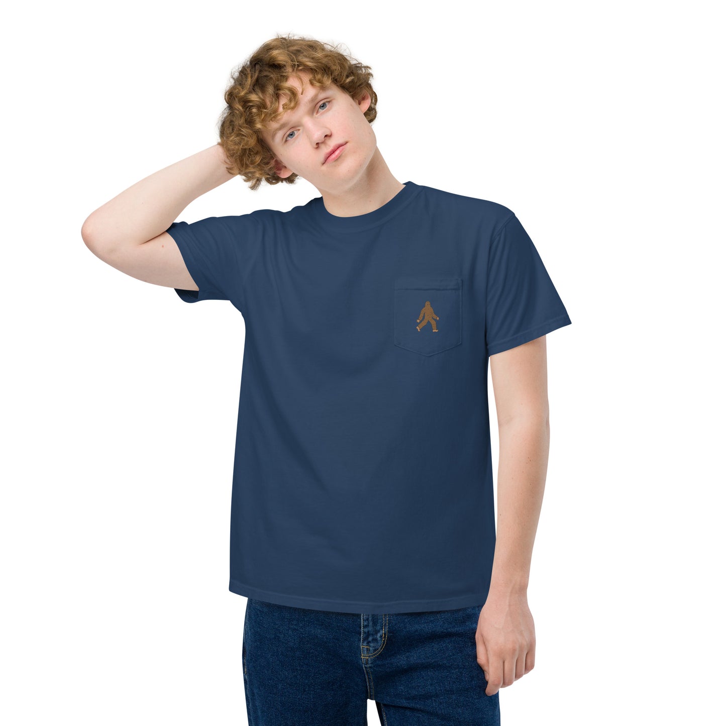 Bigfoot unisex pocket t-shirt