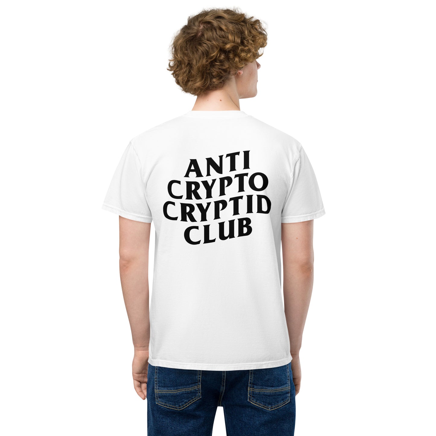 Bigfoot - Anti Crypto Cryptid Club unisex pocket t-shirt