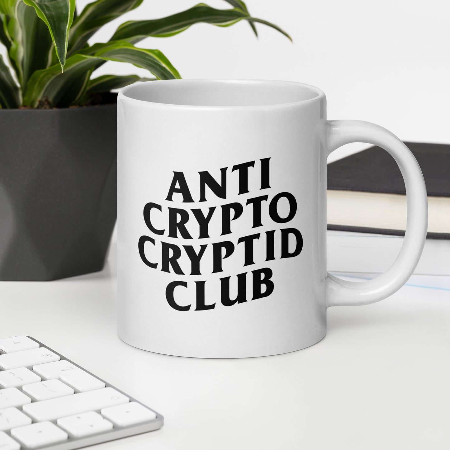 Mothman - Anti Crypto Cryptid Club mug